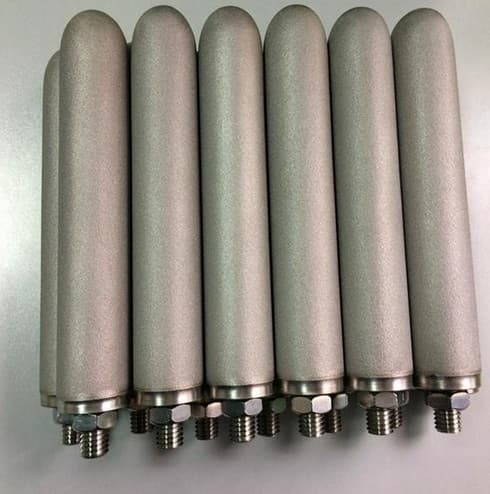 Titanium powder sinter filter_filter cartridge high temperaturer